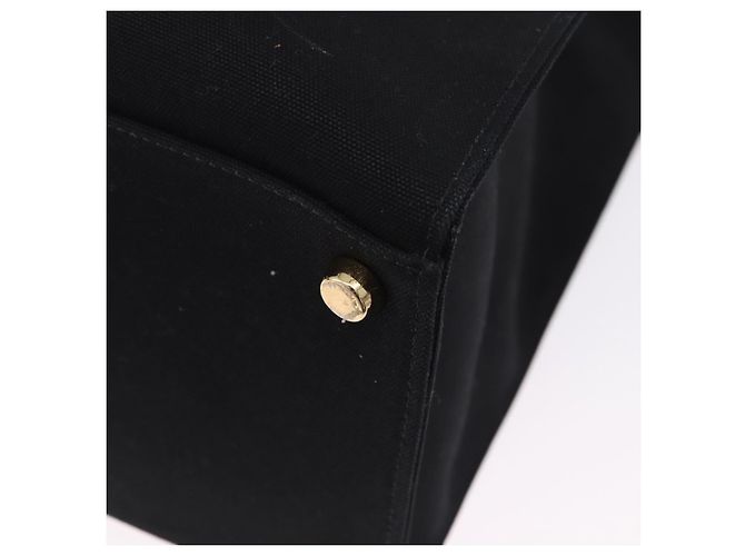 Borsa Tote FENDI FENDACE Canvas 2way Nero Oro 7VA558 Auth ka5494M D'oro - vista 13