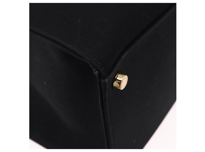 Borsa Tote FENDI FENDACE Canvas 2way Nero Oro 7VA558 Auth ka5494M D'oro - vista 14