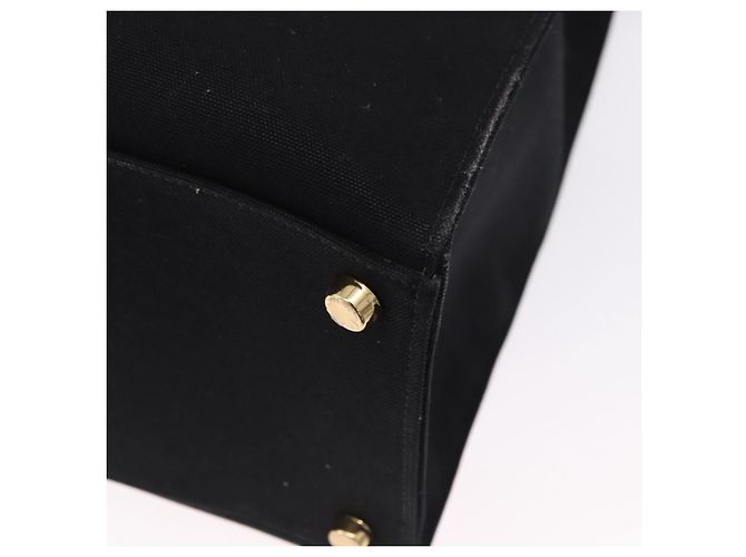 Borsa Tote FENDI FENDACE Canvas 2way Nero Oro 7VA558 Auth ka5494M D'oro - vista 15