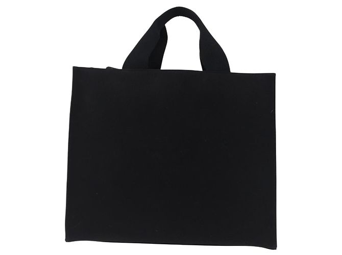 Borsa Tote FENDI FENDACE Canvas 2way Nero Oro 7VA558 Auth ka5494M D'oro - vista 3