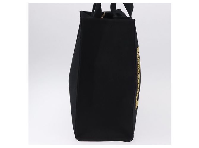 Borsa Tote FENDI FENDACE Canvas 2way Nero Oro 7VA558 Auth ka5494M D'oro - vista 5