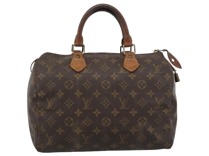 LOUIS VUITTON Borsa Monogram Speedy 30 M41526 LV Auth bs36196 Monogramma - vista 13