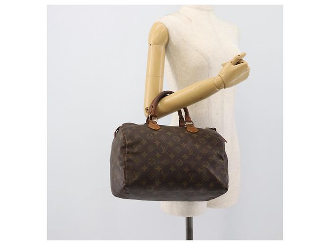 LOUIS VUITTON Borsa Monogram Speedy 30 M41526 LV Auth bs36196 Monogramma - vista 22
