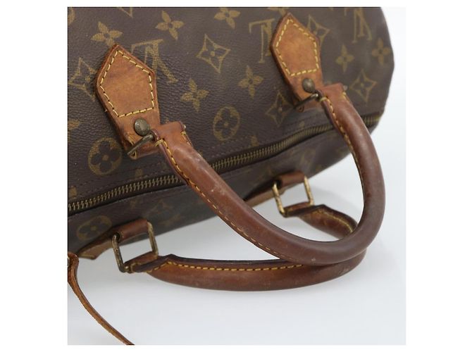 LOUIS VUITTON Borsa Monogram Speedy 30 M41526 LV Auth bs36196 Monogramma - vista 7