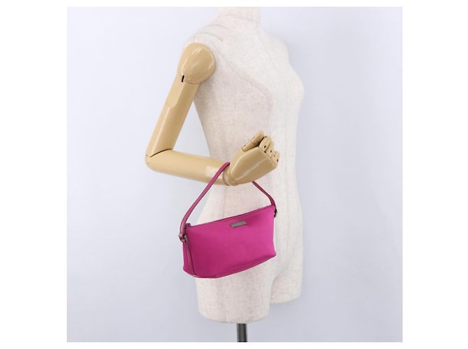 GUCCI Accessory Pouch Canvas Pink Silver 039 1103 Auth gh2280A Silvery - view 21