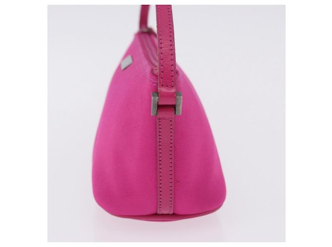 GUCCI Accessory Pouch Canvas Pink Silver 039 1103 Auth gh2280A Silvery - view 4