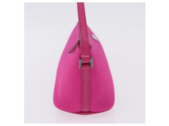 GUCCI Accessory Pouch Canvas Pink Silver 039 1103 Auth gh2280A Silvery - view 5