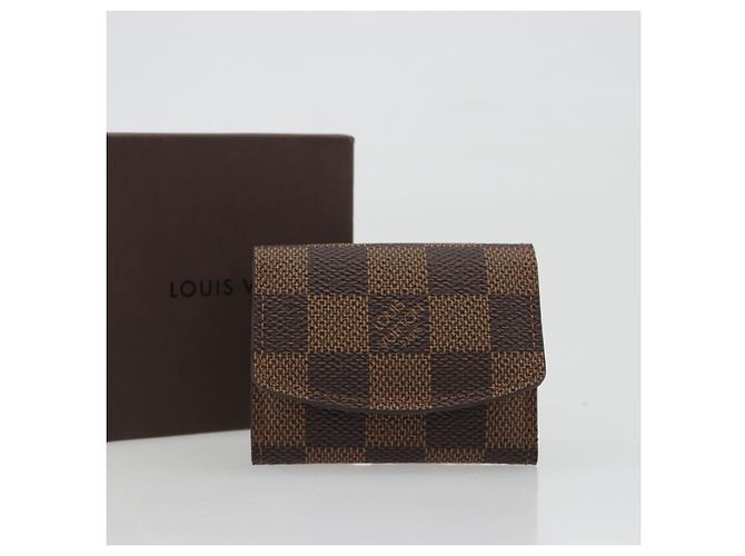 LOUIS VUITTON Damier Ebene Cuff Case LV Auth 195159 - vista 19