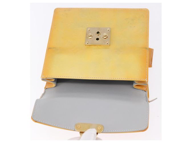 LOUIS VUITTON Monogram Vernis Spring street Hand Bag Gris M91029 LV Auth gh2277 Grigio - vista 19