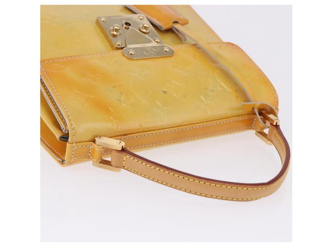 LOUIS VUITTON Monogram Vernis Spring street Hand Bag Gris M91029 LV Auth gh2277 Grigio - vista 7