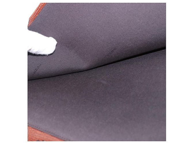 FENDI Borsa Documenti in Tela Zucca PVC Marrone Argento Autentica 191966V - vista 18