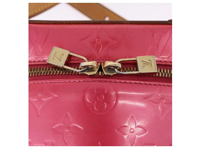 LOUIS VUITTON Monogram Vernis Sullivan Vertical Fuchsia Pink M91259 Auth 195267 Rosa Fuschia - vista 18