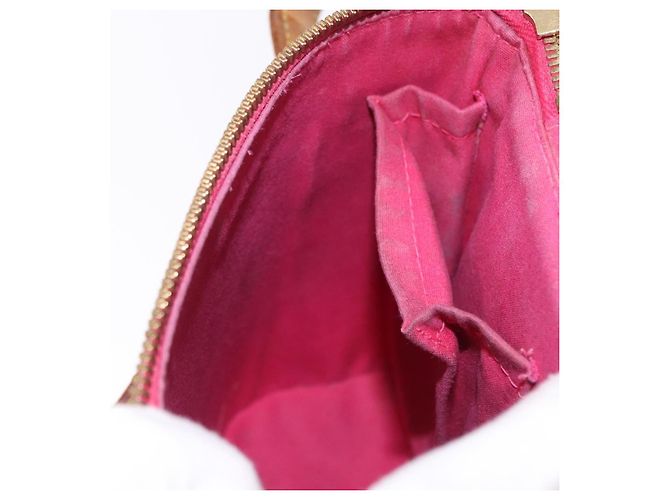LOUIS VUITTON Monogram Vernis Sullivan Vertical Fuchsia Pink M91259 Auth 195267 Rosa Fuschia - vista 21