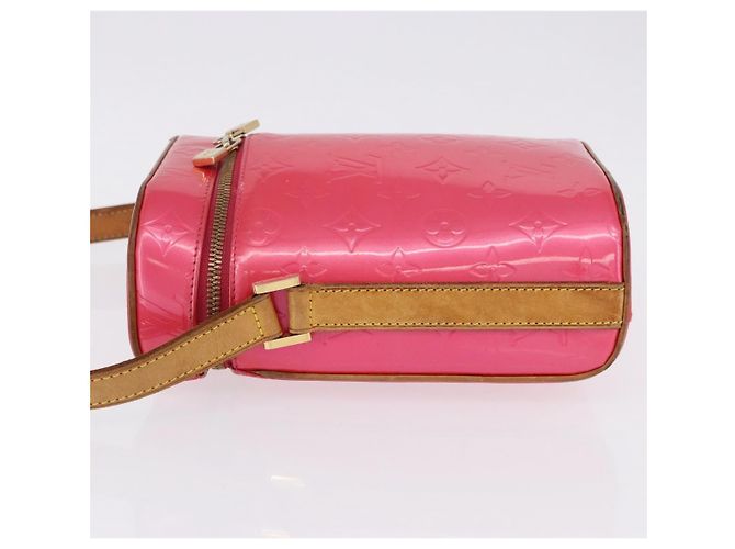 LOUIS VUITTON Monogram Vernis Sullivan Vertical Fuchsia Pink M91259 Auth 195267 Rosa Fuschia - vista 4