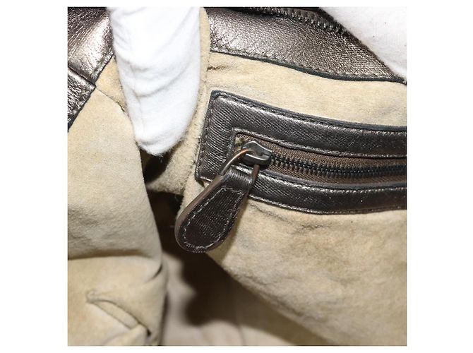Borsa a Spalla BOTTEGA VENETA INTRECCIATO in Pelle Argento Auth 194742V - vista 20