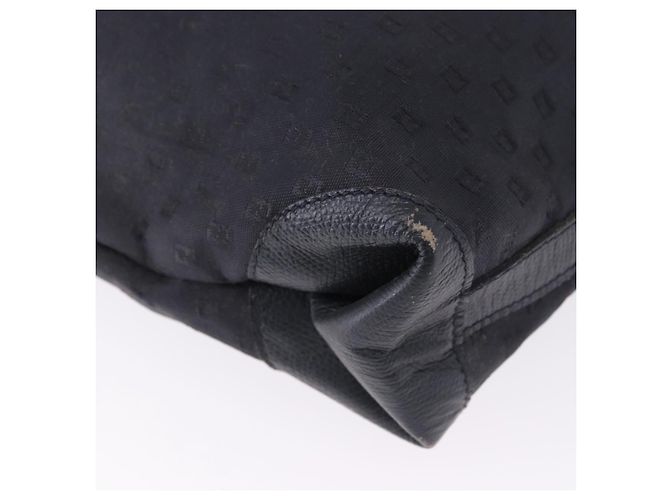 FENDI Handtasche Canvas Navy Black Auth gh2269 Schwarz Marineblau - Ansicht 10