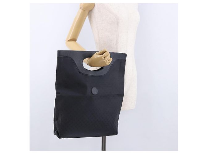 FENDI Handtasche Canvas Navy Black Auth gh2269 Schwarz Marineblau - Ansicht 18