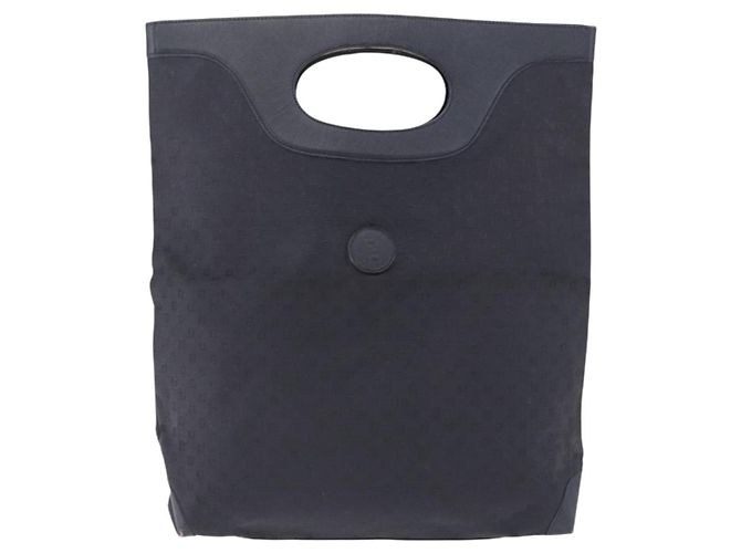 FENDI Handtasche Canvas Navy Black Auth gh2269 Schwarz Marineblau - Ansicht 2