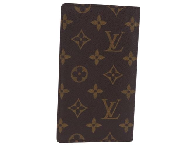 LOUIS VUITTON Monogram Agenda Poche Note Cover R20503 LV Auth BA14538 Monogramma - vista 2