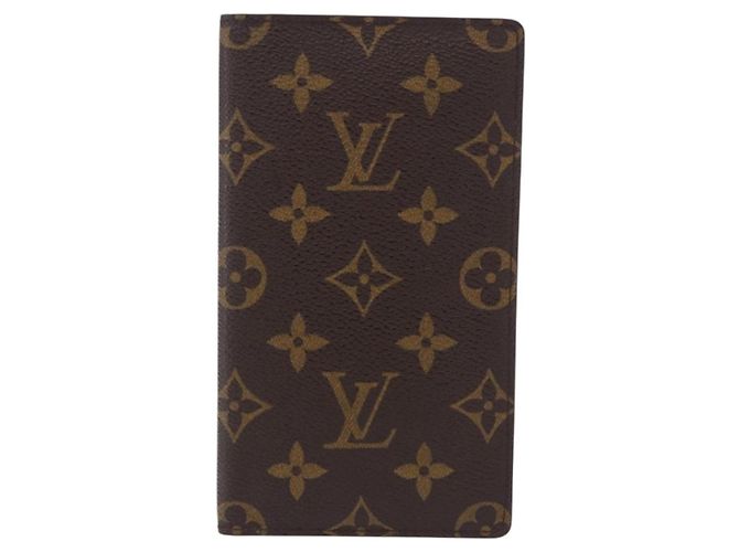 LOUIS VUITTON Monogram Agenda Poche Note Cover R20503 LV Auth BA14538 Monogramma - vista 3