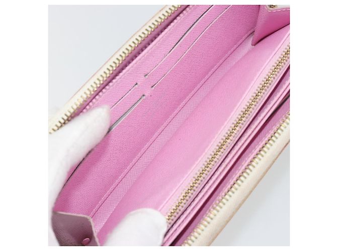 LOUIS VUITTON Monogram Multicolor Zippy Long Wallet White M60241 LV Auth 193587 Bianco - vista 19