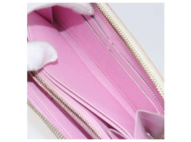 LOUIS VUITTON Monogram Multicolor Zippy Long Wallet White M60241 LV Auth 193587 Bianco - vista 22