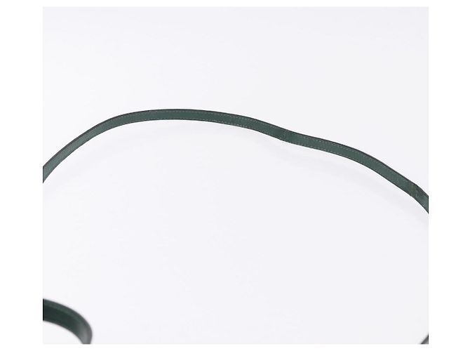 Céline Borsa CELINE in pelle 2way Verde Oro Auth bs36506 D'oro - vista 11