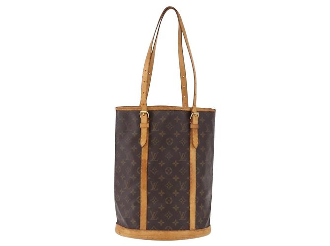 LOUIS VUITTON Borsa a Spalla Monogram Bucket GM M42236 LV Auth bs36413 Monogramma - vista 13