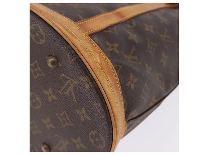 LOUIS VUITTON Borsa a Spalla Monogram Bucket GM M42236 LV Auth bs36413 Monogramma - vista 17