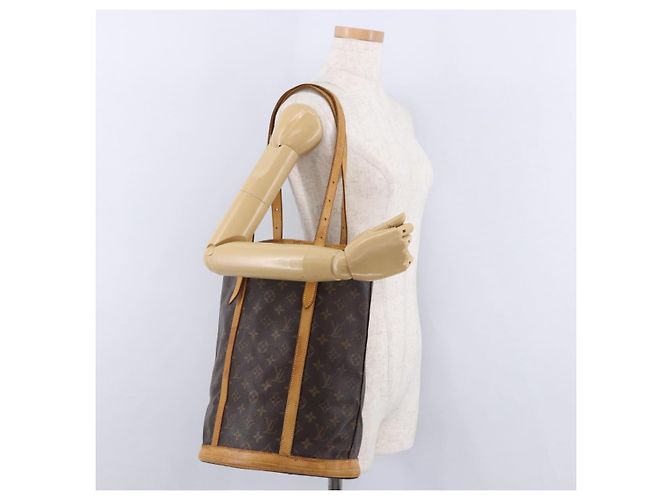 LOUIS VUITTON Borsa a Spalla Monogram Bucket GM M42236 LV Auth bs36413 Monogramma - vista 24