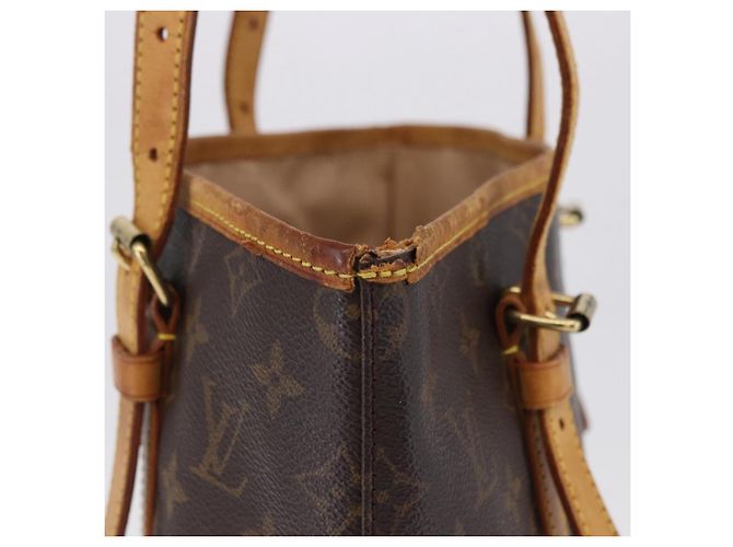 LOUIS VUITTON Borsa a Spalla Monogram Bucket GM M42236 LV Auth bs36413 Monogramma - vista 4