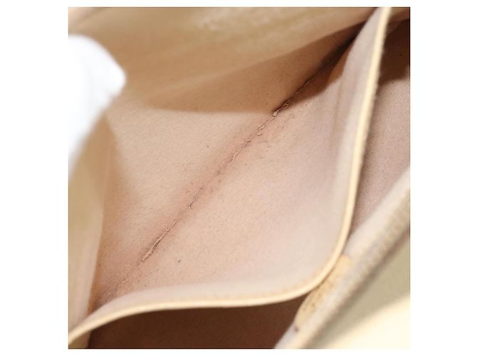 Céline Borsa CELINE in pelle 2way Avorio Oro Auth 193579 D'oro Crudo - vista 24