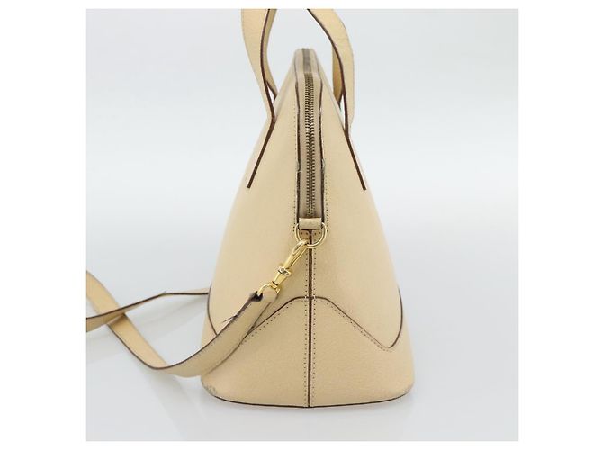 Céline Borsa CELINE in pelle 2way Avorio Oro Auth 193579 D'oro Crudo - vista 5