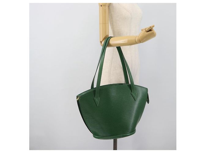 LOUIS VUITTON Epi Saint Jacques Borsa a Spalla Green M52264 Auth gh2294 Verde - vista 22