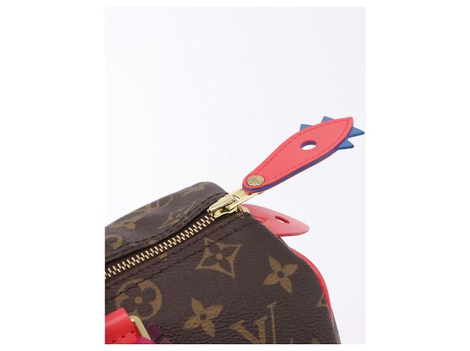 LOUIS VUITTON Monogram Totem Speedy 30 Hand Bag M41665 LV Auth 192431SV Monogramma - vista 19