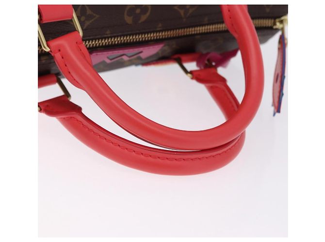 LOUIS VUITTON Monogram Totem Speedy 30 Hand Bag M41665 LV Auth 192431SV Monogramma - vista 7