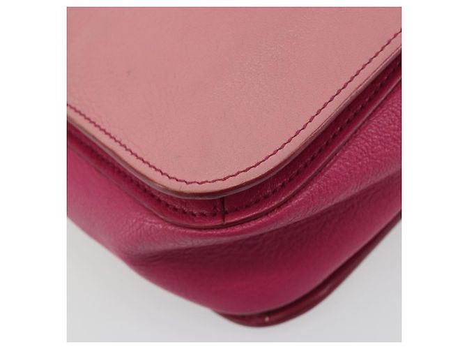 Borsa Miu Miu Madras in Pelle 2way Rosa Oro Auth 194746A D'oro - vista 15