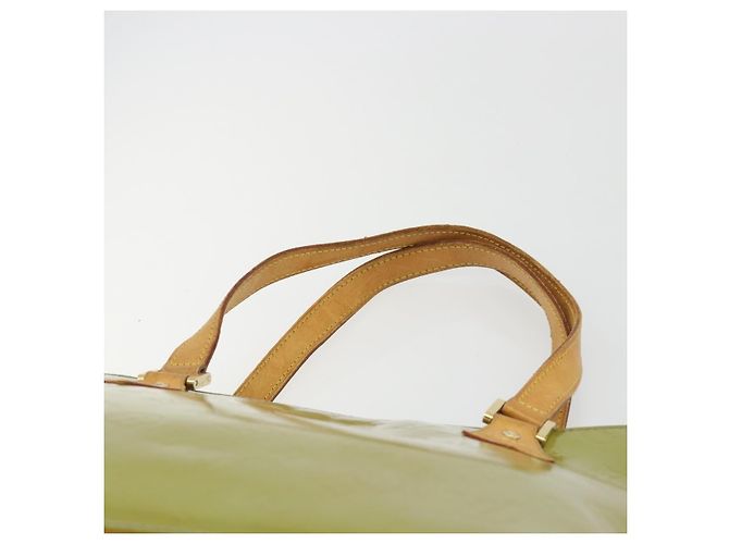 LOUIS VUITTON Borsa Monogram Vernis Houston Baby Blue M91005 LV Auth 193343 Blu chiaro - vista 14