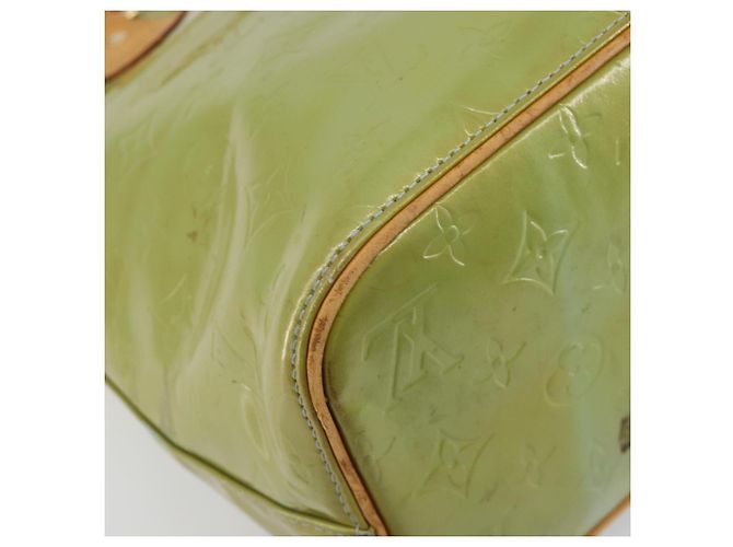 LOUIS VUITTON Borsa Monogram Vernis Houston Baby Blue M91005 LV Auth 193343 Blu chiaro - vista 18