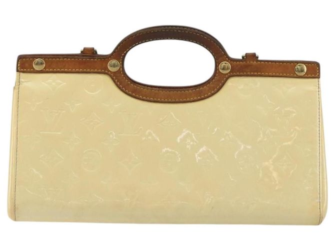LOUIS VUITTON Monogram Vernis Roxbury Drive Hand Bag Perle M91374 LV Auth 192500 - vista 2