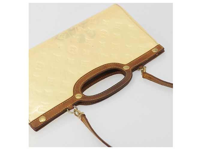 LOUIS VUITTON Monogram Vernis Roxbury Drive Hand Bag Perle M91374 LV Auth 192500 - vista 6