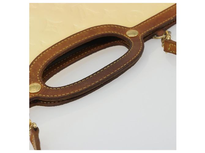 LOUIS VUITTON Monogram Vernis Roxbury Drive Hand Bag Perle M91374 LV Auth 192500 - vista 7