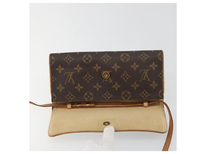 LOUIS VUITTON Monogram Pochette Twin GM Shoulder Bag M51852 LV Auth bs36568 Monogramma - vista 10
