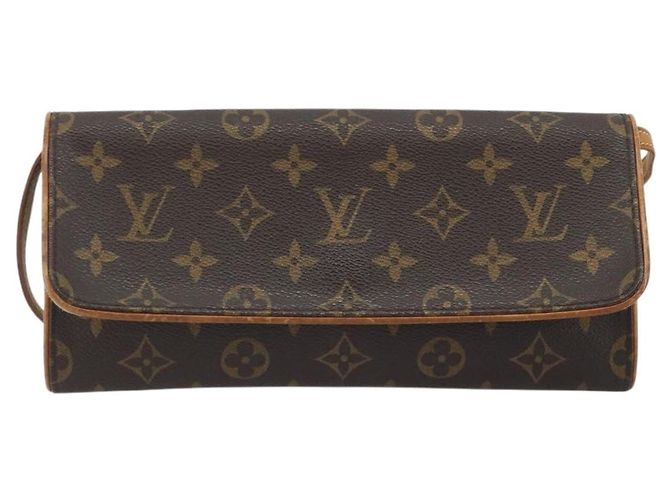 LOUIS VUITTON Monogram Pochette Twin GM Shoulder Bag M51852 LV Auth bs36568 Monogramma - vista 13