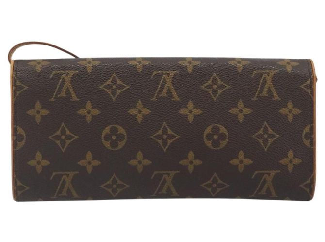 LOUIS VUITTON Monogram Pochette Twin GM Shoulder Bag M51852 LV Auth bs36568 Monogramma - vista 2