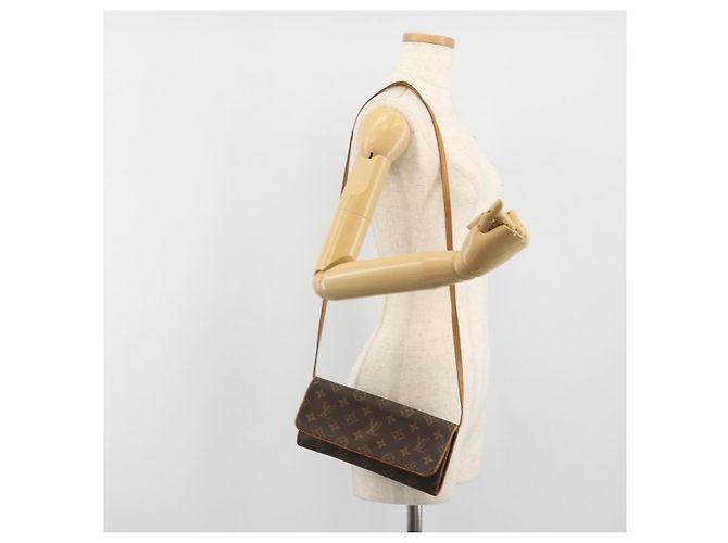 LOUIS VUITTON Monogram Pochette Twin GM Shoulder Bag M51852 LV Auth bs36568 Monogramma - vista 21