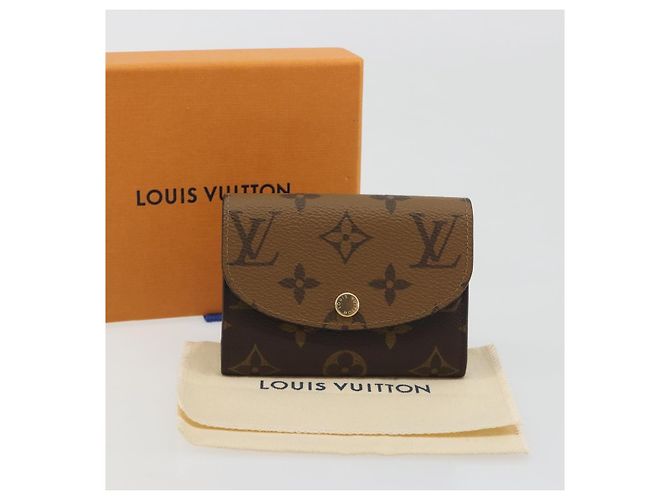 LOUIS VUITTON Monogram Reverse Porte Monnaie Rosary Purse M82333 LV Auth 192466M Monograma - vista 12