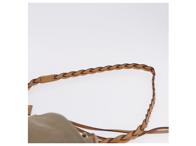 Bolso de Hombro GUCCI Lona Verde Beige 110233 Auth 192739A - vista 9