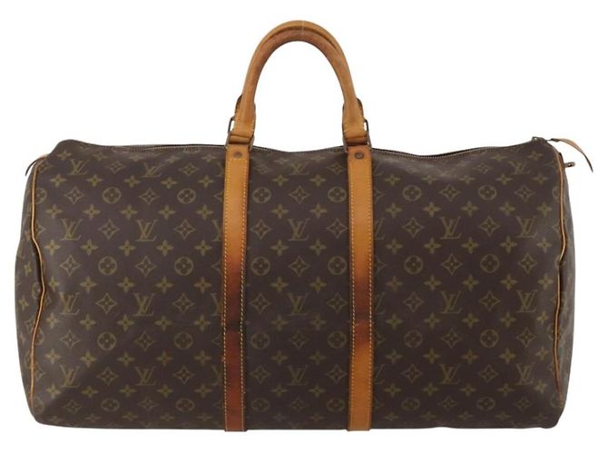 LOUIS VUITTON Monogram Keepall 55 Boston Bag Vintage M41424 LV Auth 192279 Monogramm - Ansicht 2
