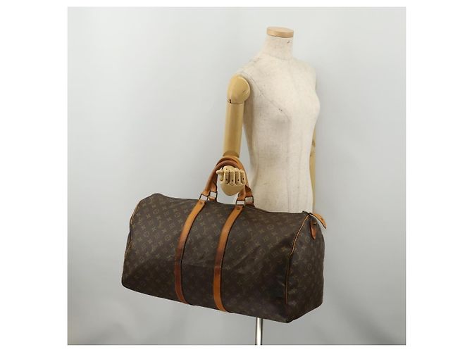 LOUIS VUITTON Monogram Keepall 55 Boston Bag Vintage M41424 LV Auth 192279 Monogramm - Ansicht 22
